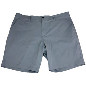 32 Degrees Cool Chino Shorts Men's Sz 42 Gray Performance Stretch Slash Pockets